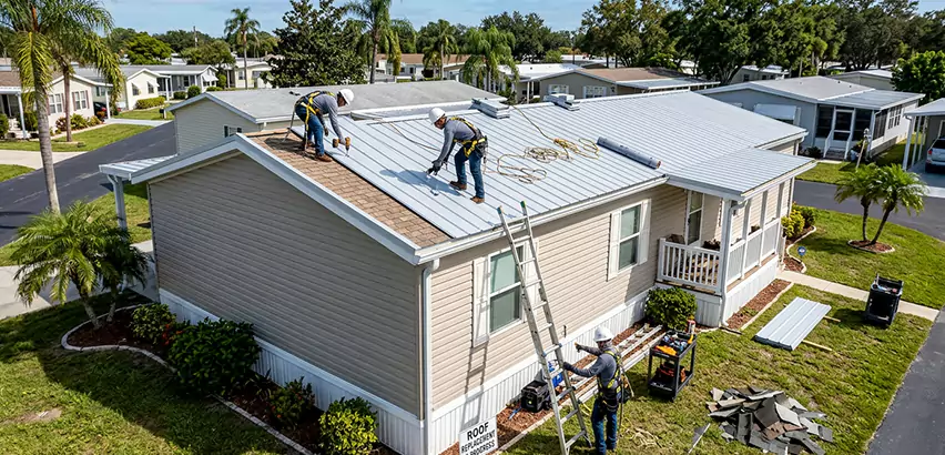 Mobile Home Metal Roof Replacement in Issaquah