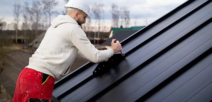 Tin Roof Ridge Cap Installation in Issaquah