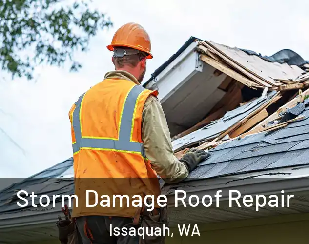  Storm Damage Roof Repair Issaquah, WA